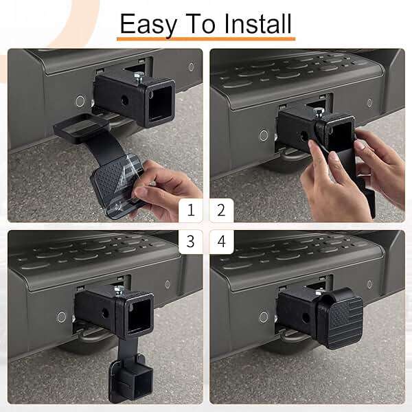 SINGARO 2 Inch Universal Flag Tow Hitch Covers, Trailer Hitch Cover Tube Plug Insert, Car Exterior Accessories, Receiver Tube Hitch Plug（American Flag） - Image 5