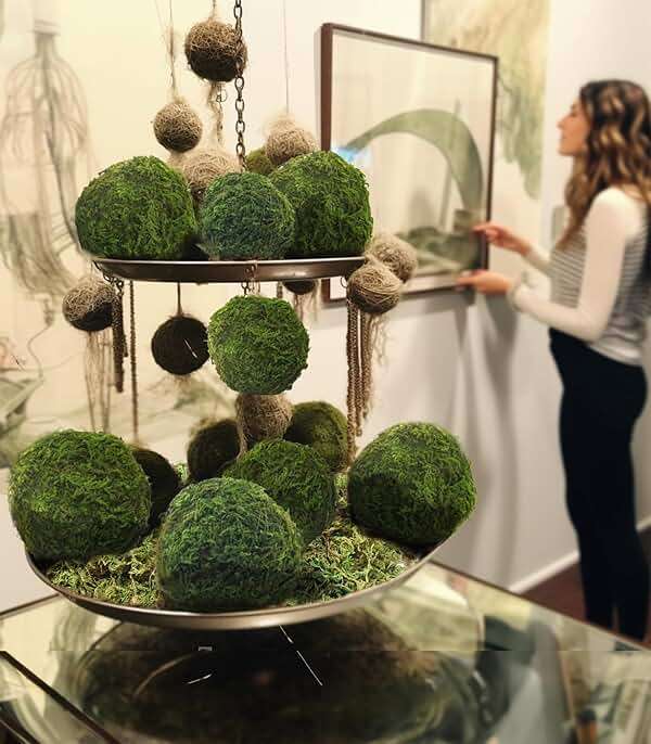 ZYAPA 21 Pack Green Moss Balls 8pcs 3.2" Decorative Balls for Bowls Filler 13pcs 2.3" Fake Moss Balls for Centerpiece Artificial Balls for Vase Filler Live Moss Ball for Home Tabel Decor - Image 2