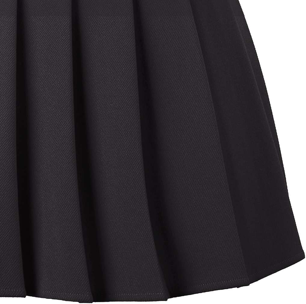 Girstunm Women's Pleated Skirt Mini Skater Basic Skirts High Waist School Girls Uniform Short Cheerleader Skirt - Image 9