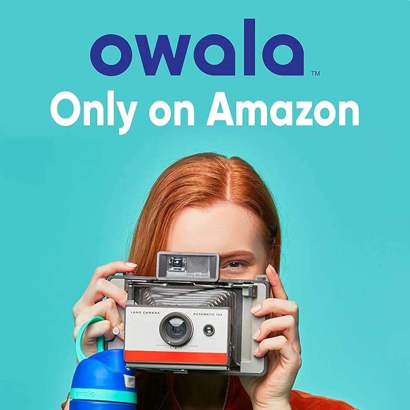 Owala FreeSip Insulated Stainless Steel Water Bottle with Straw for Sports and Travel, BPA-Free, 24oz, Iced Breeze - Image 8