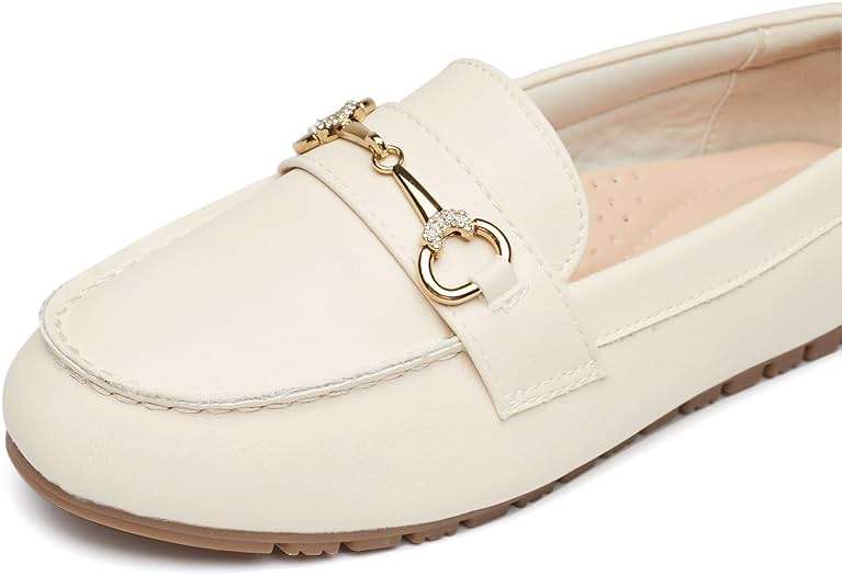 COOL COSER C Women's Wide Loafers Casual Slip on Flat Shoes Women's Comfort Penny Loafers with Arch Support Women Dressy Moccasins - Image 3
