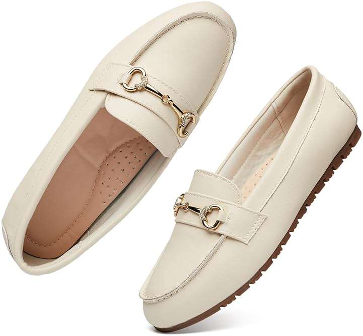 COOL COSER C Women's Wide Loafers Casual Slip on Flat Shoes Women's Comfort Penny Loafers with Arch Support Women Dressy Moccasins - Image 4