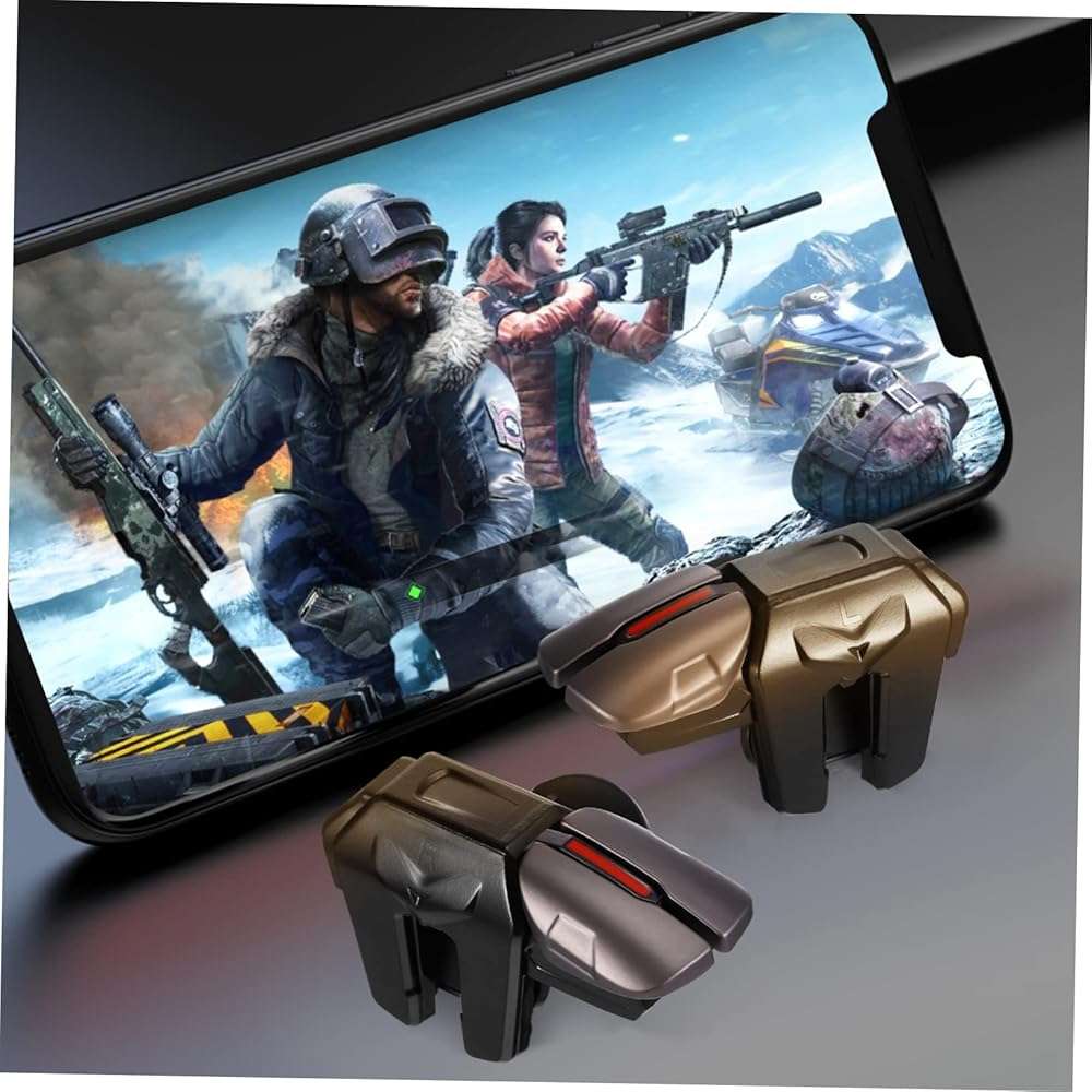 WHAMVOX 1pair Mobile Game Trigger Set Finger Sleeves Sensitive Touch Controllers for Smartphones Compatible and Includes of Game Finger Gloves - Image 9