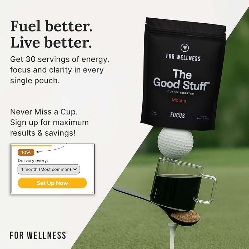 The Good Stuff | Mocha Coffee Booster | Healthy Coffee Creamer for Focus & Energy | Keto, Non-Dairy Creamer Powder with MCT Oil, Collagen & L-Theanine | 30 Servings - Image 5