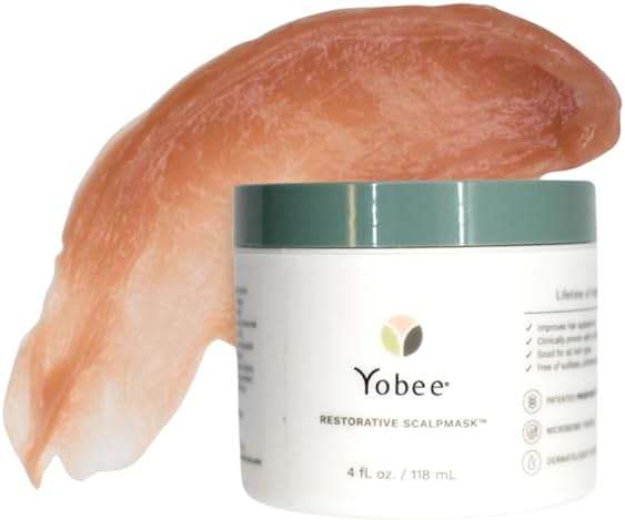 Yobee Restorative Scalp Mask - Dry Scalp Treatment Hair Mask - Probiotic Extracts, Organic Honey, Turmeric, Vitamin B12 - Natural Dry, Itchy, Sensitive Scalp and Dandruff Relief - for Adults, 4 fl oz - Image 9