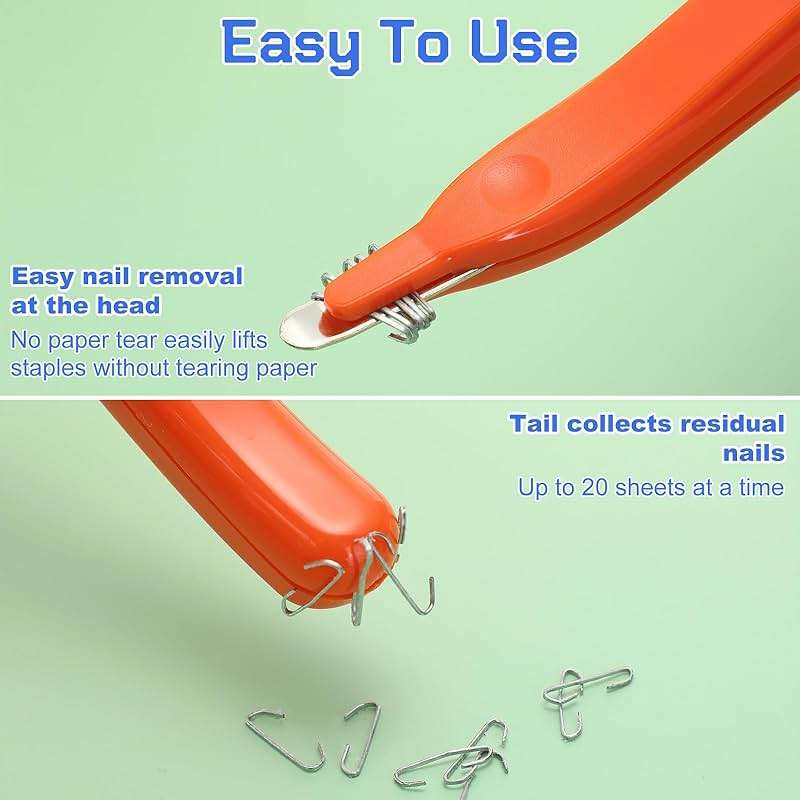 24 Pcs Magnetic Staple Remover Bulk Staple Remover Puller Removing Pen Operation Christmas Tool Gifts Rubberized Office School Gift(Bright Color) - Image 4