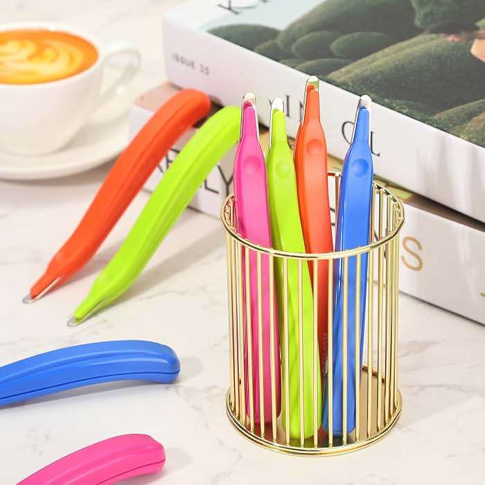 24 Pcs Magnetic Staple Remover Bulk Staple Remover Puller Removing Pen Operation Christmas Tool Gifts Rubberized Office School Gift(Bright Color) - Image 6