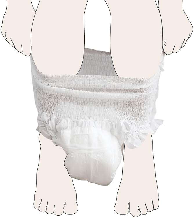 Momcozy Postpartum Disposable Underwear, 12 PCS No Leak New-Thin Built-in Pad Self-Absorbent Free-Move Period Underpants for Women Mothers Moms Labor Delivery Care White - Image 4