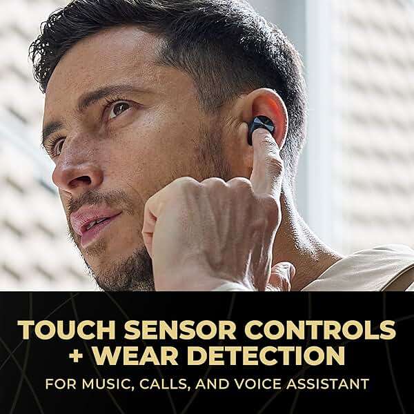 Technics Premium Hi-Fi True Wireless Bluetooth Earbuds with Advanced Noise Cancelling, 3 Device Multipoint Connectivity, Hi-Res Audio + Enhanced Calling Wireless Earbuds - EAH-AZ80-K (Black) - Image 3