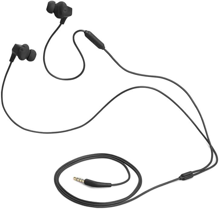 JBL Endurance Run 2 Wired - Waterproof Wired Sports in-Ear Headphones, Pure Bass Sound, Hands-Free Calls, Never Hurt. Never Fall Out. (Black) - Image 3