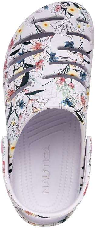 Nautica Women's Classic Slip-On Clogs - Comfortable Crafted Clog Water Shoes for Garden and Casual Wear - Image 4