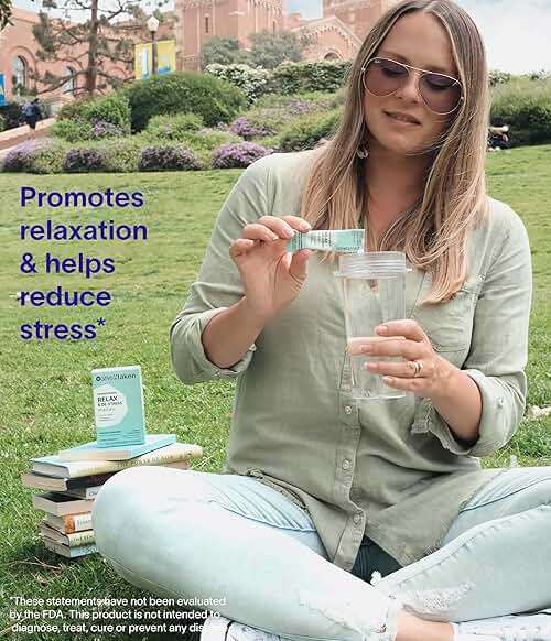 WellTaken Ashwagandha Relax & De-Stress Powder - Lemon Lavender 14ct Box - 600mg Ashwagandha, 200mg L-Theanine, Holy Basil – Supports Stress, Relaxation – Vegan, No Added Sugar - 14 Servings - Image 5