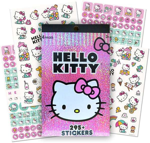 Hello Kitty Coloring and Acitivty Book Super Bundle for Kids, Girls – Set Includes Stickers, Kids Coloring Book and More - Image 3
