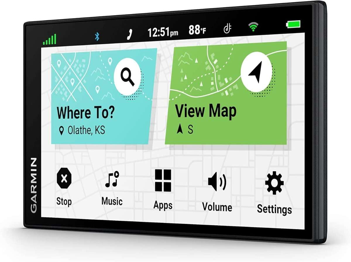 Garmin DriveSmart 66 EX 6-Inch Car GPS Navigator with Advanced Lane Guidance, Real-Time Traffic and Lifetime Map Updates (Black) (Renewed) - Image 2