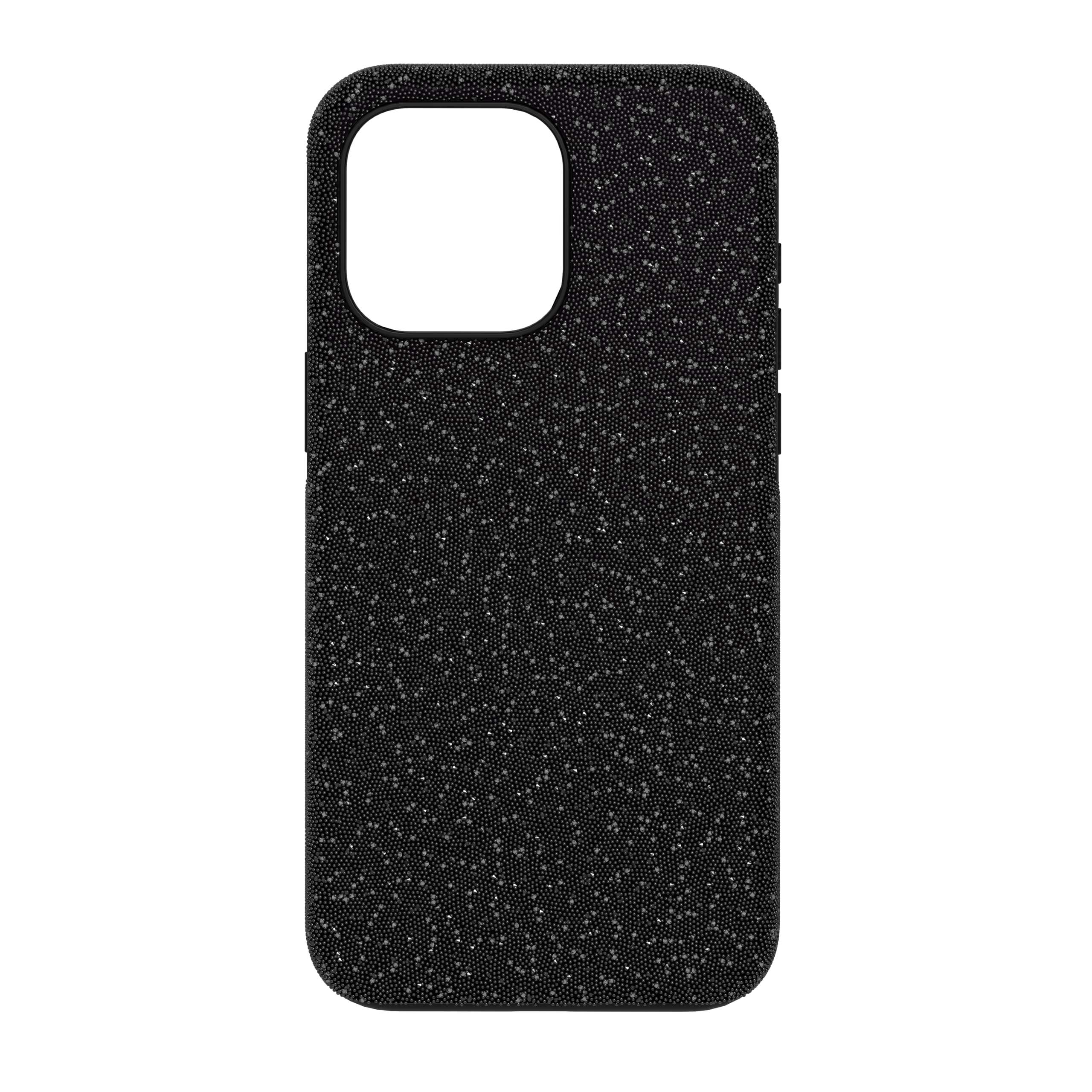 Swarovski High Smartphone Case for iPhone 15 Pro Max, Black Crystals, Part of the High Collection - Image 1