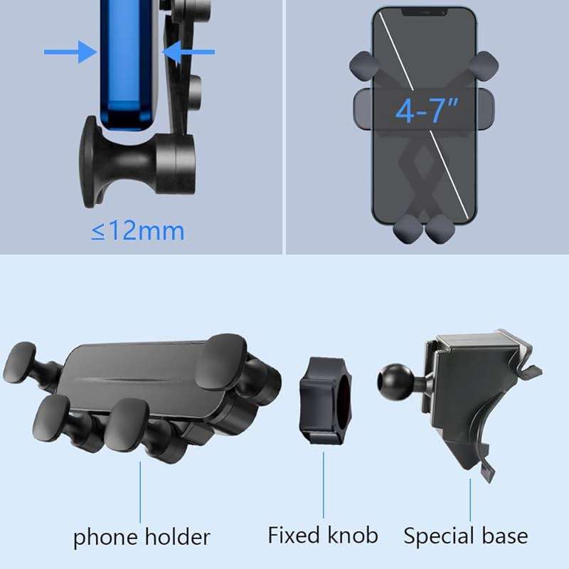 LUNQIN Car Phone Holder Mount for 2015-2021 Lexus NX 300 300h SUV Auto Accessories Interior Decoration Mobile Cell Smartphone Bracket - Image 6