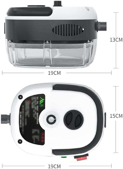 Decdeal Steam Cleaner - High Temperature Pressurized Handheld Steam Cleaning Machine with Brush Heads and Gloves, for Car Floors Kitchen Furniture Bathroom Windows - Image 2