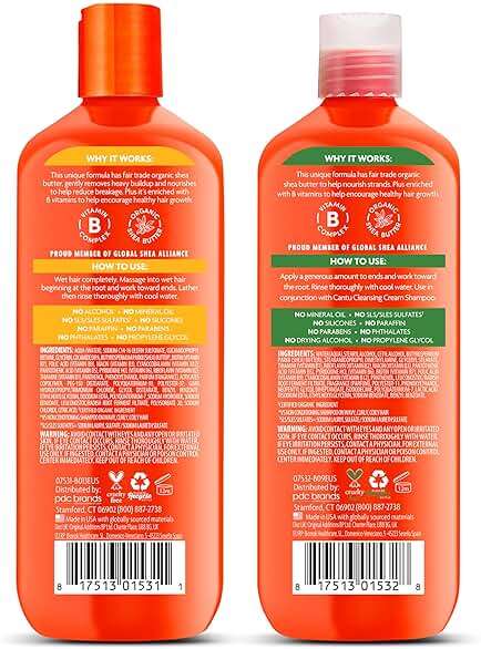 Cantu Shampoo & Conditioner with Shea Butter for Natural Hair, 13.5 fl oz (Pack of 2) - Image 10