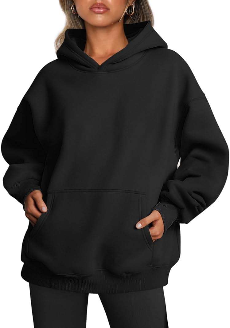 Trendy Queen Womens Oversized Hoodies Pullover Sweatshirts Casual Fall Clothes - Image 1