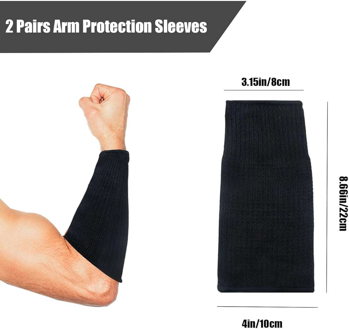 REDANHA Arm Protection Sleeves Level 5 Protection Cut Burn Resistant Sleeve Anti Abrasion Forearm Cover Protector - Image 3