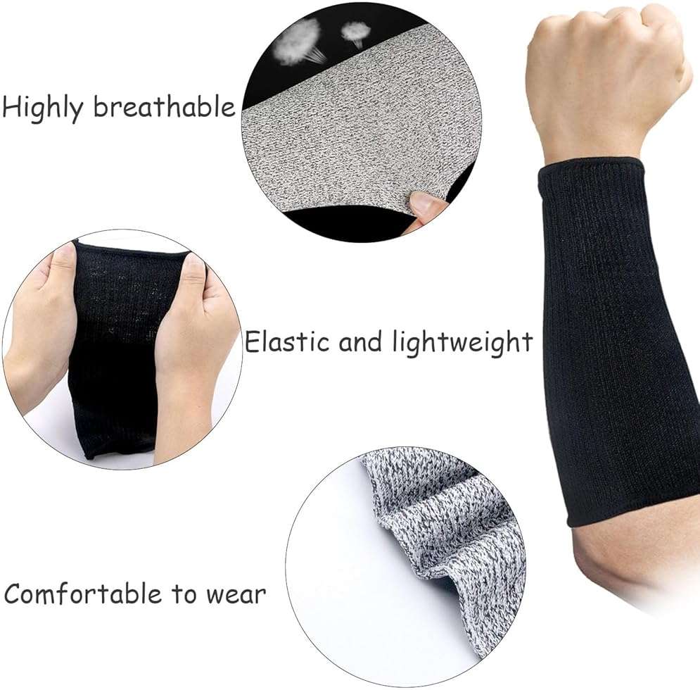 REDANHA Arm Protection Sleeves Level 5 Protection Cut Burn Resistant Sleeve Anti Abrasion Forearm Cover Protector - Image 4