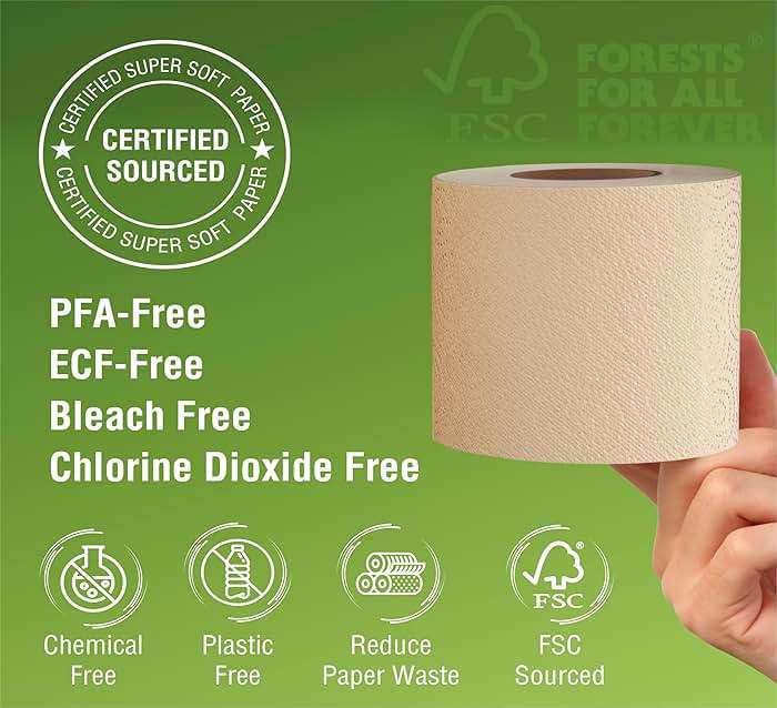 Bamboo Story Eco Toilet Paper, 12 Rolls, 3-Ply, 300 Sheets, 100% Unbleached Bamboo, Chemical-Free, PFAS-Free, Vegan, Plastic-Free, Plant-Based Tissue, FSC Certified, Gentle, Strong & Sustainable - Image 9