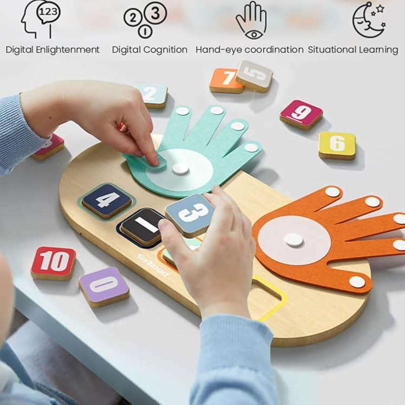 TOP BRIGHT Preschool Number Blocks Counting Toy for Toddlers 3-5 Year Old Boys Girls, Montessori Math Manipulatives, Educational Learning Gift with Storage Box - Image 7