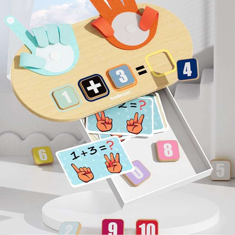 TOP BRIGHT Preschool Number Blocks Counting Toy for Toddlers 3-5 Year Old Boys Girls, Montessori Math Manipulatives, Educational Learning Gift with Storage Box - Image 8