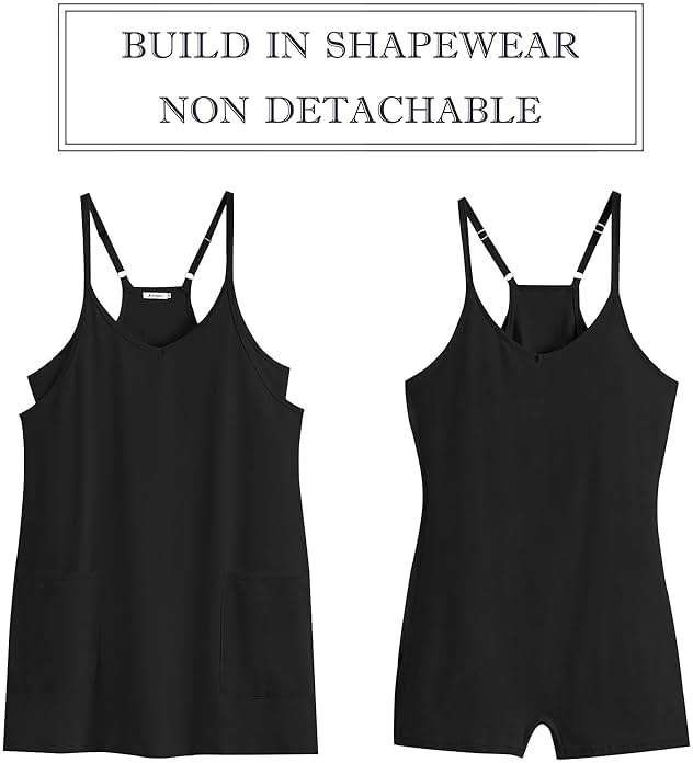 ANRABESS Women Athletic Dress Summer Tennis Workout Active Sports Mini Romper Dress Built in Shorts Travel Vacation Clothes - Image 6