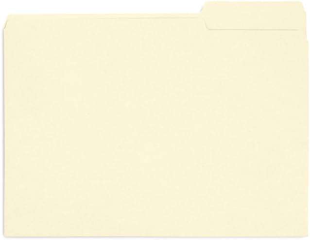 Blue Summit Supplies 200 File Folders, Letter Size, 1/3 Cut Tab, Manila | Durable 11pt Uncoated Paper, 1/3 Cut Top Tab, Assorted Tab Positions, for Office, School, and Home Filing - Image 5