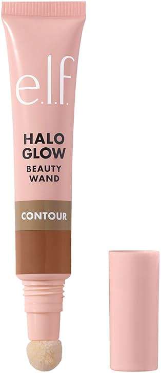 e.l.f. Halo Glow Contour Beauty Wand, Liquid Contour Wand For A Naturally Sculpted Look, Buildable Formula, Vegan & Cruelty-free, Light/Medium - Image 1
