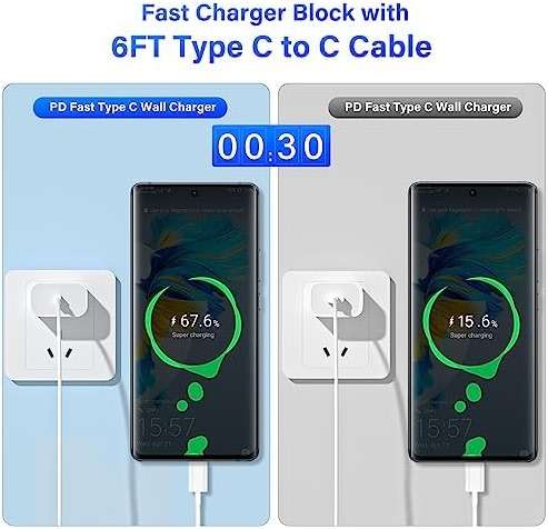 Apple USB C to USB C Charging Cable 4 Pack 10ft,60W [Apple MFi Certified] Compatible for iPhone 15/15 Pro/15 Plus/15 Pro Max New ipad Pro 12.9/11, Air 4/5, Mini 6, MacBook Air, (White) - Image 4