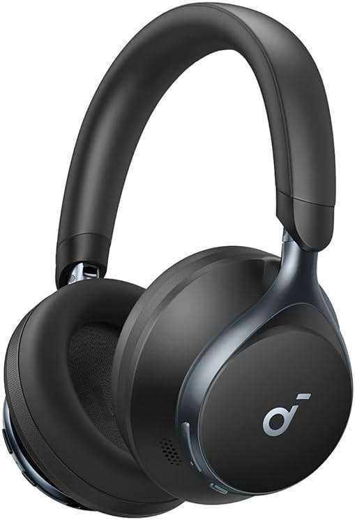 Soundcore by Anker, Space One, Active Noise Cancelling Headphones, 2X Stronger Voice Reduction, 40H ANC Playtime, LDAC Hi-Res Wireless Audio, Comfortable Fit, Clear Calls, Bluetooth 5.3 (Abyss Black) - Image 1