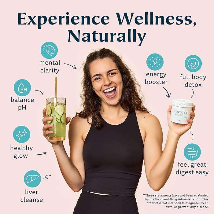 Zeotex 350g Zeolite Detox Powder – Clinoptilolite Supplement for Full Body Cleanse, Gut Health, Energy, Immune & pH Support | Natural Mineral - Image 2
