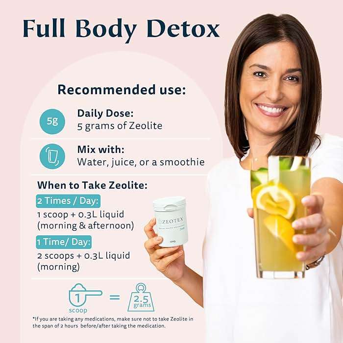 Zeotex 350g Zeolite Detox Powder – Clinoptilolite Supplement for Full Body Cleanse, Gut Health, Energy, Immune & pH Support | Natural Mineral - Image 5