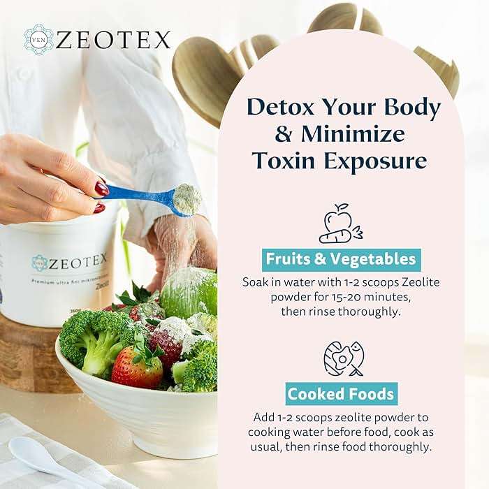 Zeotex 350g Zeolite Detox Powder – Clinoptilolite Supplement for Full Body Cleanse, Gut Health, Energy, Immune & pH Support | Natural Mineral - Image 6