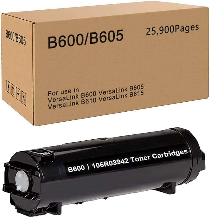 Chipink Versalink B600 Toner Cartridge 106R03942 Replacement Compatible for Versalink B605 Toner 106R03940 106R03944 for Xerox B600 B605 B610 B615 Printer (1 Black, High Yield) - Image 1