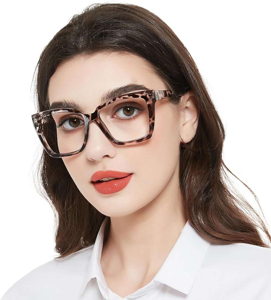 WEMOOTANTS Oversized Reading Glasses for Women Men Bold Large Square Readers 1.0 1.25 1.5 1.75 2.0 2.25 2.5 to 3.5 - Image 1