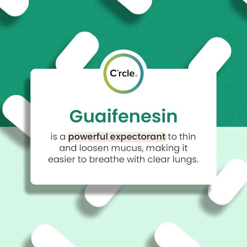 Guaifenesin Expectorant Mucus Relief 1200 mg Maximum Strength, 56 Tablets - Guaifenesin Tablets for Chest Congestion Relief - 12-Hour Extended Release Chest Decongestant - Thins and Loosens Mucus - Image 5