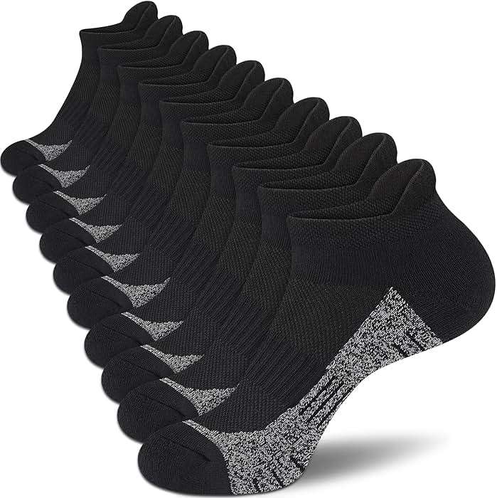 cuangya Ankle Socks for Women - Athletic Low Cut Running Cushioned Socks (3-5 Pairs) - Image 1