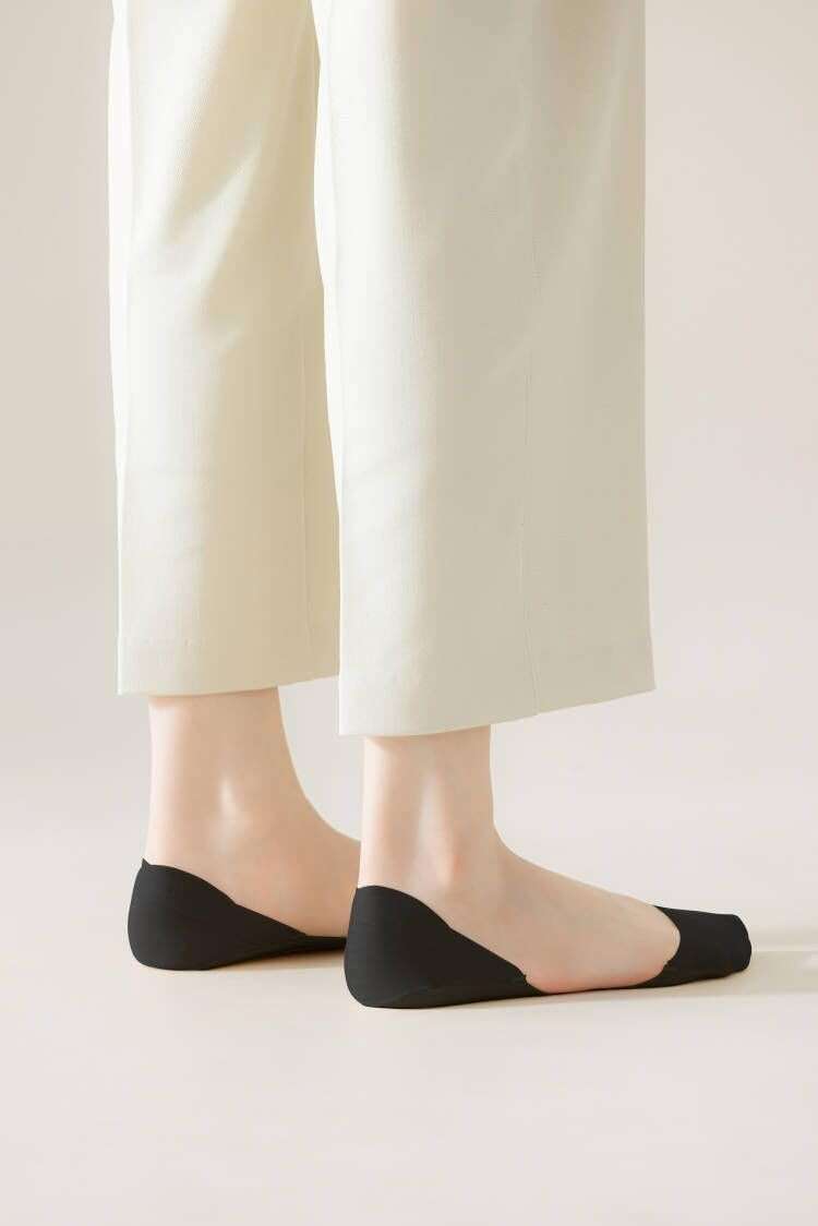 No Show Socks for Flats Heels Pumps Lofers Low Cut Non-Slip Invisible Liner Socks for Women by Flammi - Image 2