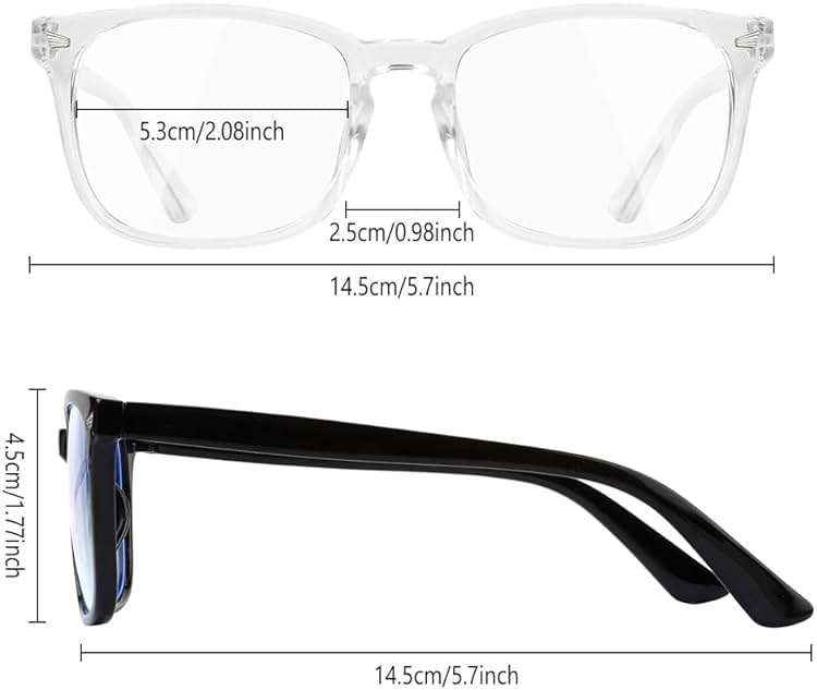 Yekepal Blue Light Blocking Glasses, 2 Pack Blue Light Glasses Men, Blue Light Glasses Women Eyeglasses Bluelight Eyestrain - Image 2