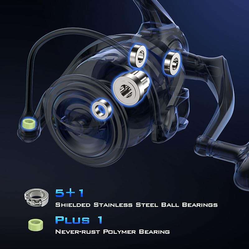KastKing Kapstan Elite Saltwater Spinning Fishing Reel, Up to 55LBs Max Drag, IPX6 Waterproof & Corrosion-Resistant Bearing System - Ideal Fishing Gifts for Saltwater Fishing - Image 6