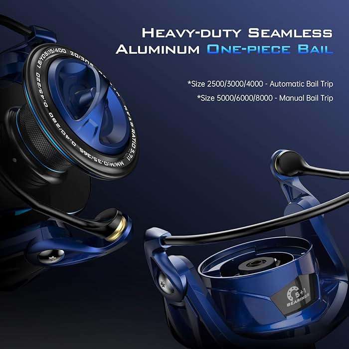 KastKing Kapstan Elite Saltwater Spinning Fishing Reel, Up to 55LBs Max Drag, IPX6 Waterproof & Corrosion-Resistant Bearing System - Ideal Fishing Gifts for Saltwater Fishing - Image 7