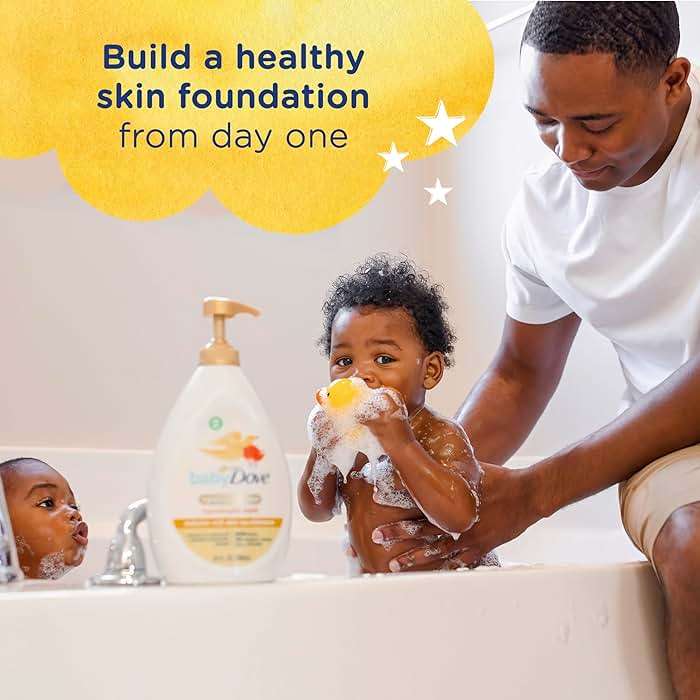 Baby Dove Sensitive Baby Wash Melanin-rich Skin Nourishment For Baby Bath Time Tear-Free and Hypoallergenic 34 oz - Image 4