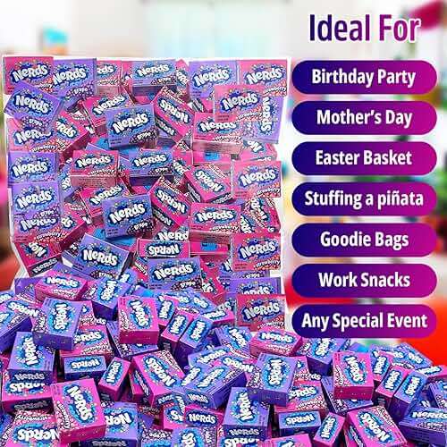 Bulk Candy 2lbs Pack – Mini Boxes Grape and Strawberry Hard Candy, Candy Mini Boxes – Delicious Individually Wrapped Candy for Easter, Kids, Office Party - Image 8