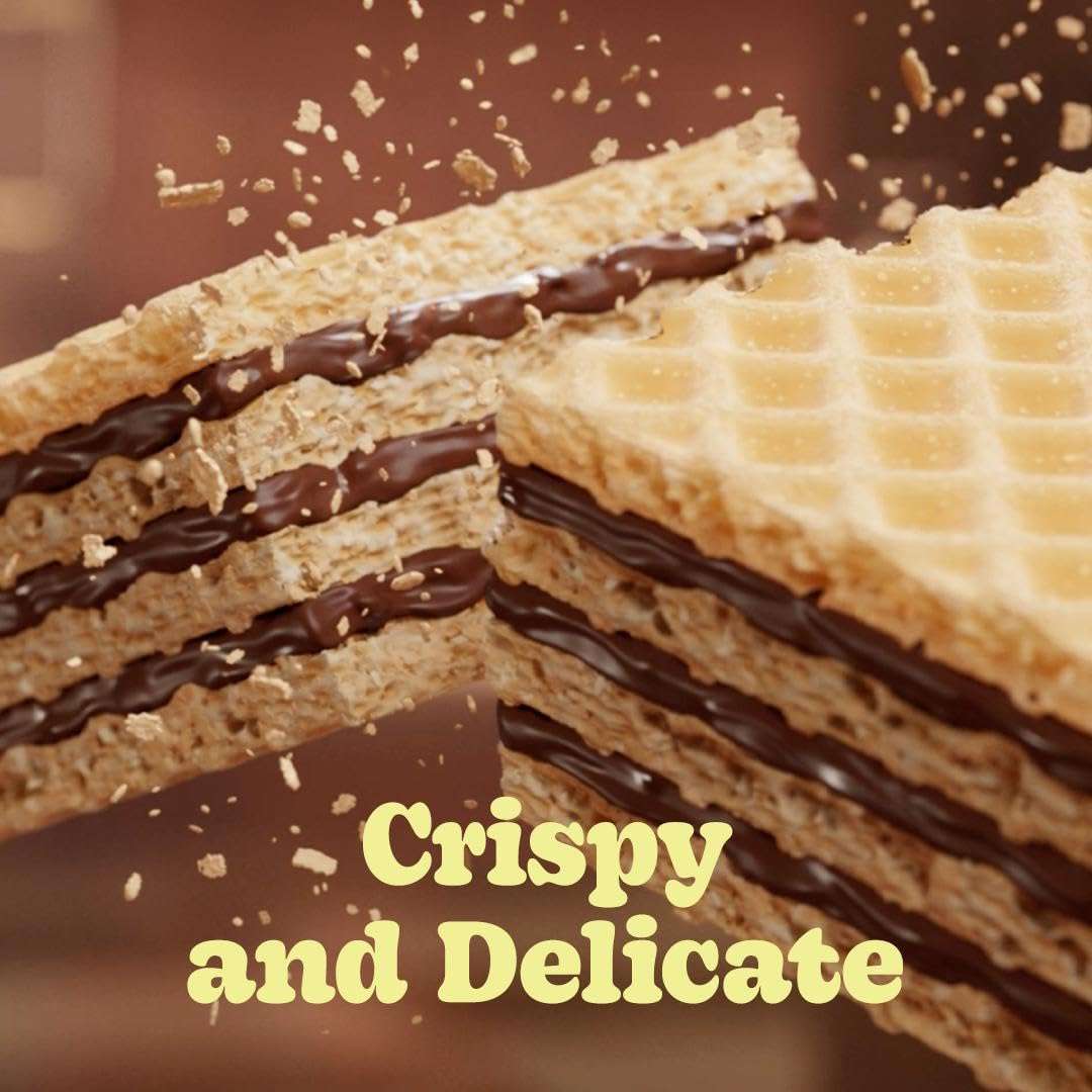 Bauducco Strawberry Wafers - Crispy Wafer Cookies With 3 Delicious, Indulgent, Decadent Layers of Strawberry Flavored Cream - Delicious Sweet Snack or Desert - 5.0 oz (Pack of 1) - Image 5
