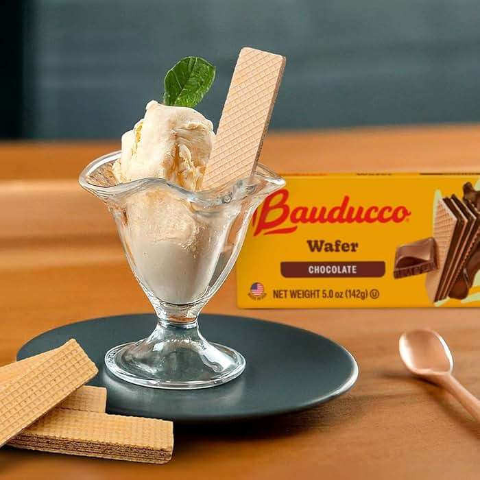 Bauducco Chocolate Wafers - Crispy Wafer Cookies With 3 Delicious, Indulgent, Decadent Layers of Chocolate Flavored Cream - Delicious Sweet Snack or Desert - 5.0 oz (Pack of 1) - Image 7