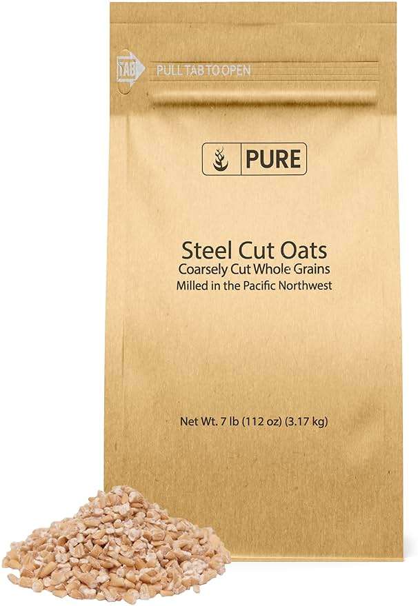 Pure Original Ingredients Steel Cut Oats and Turmeric Powder Bundle, Eco-friendly Packaging, Natural - Image 3