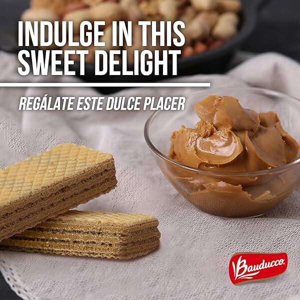 Bauducco Peanut Butter Wafers - Crispy Wafer Cookies With 3 Delicious, Indulgent Decadent Layers of Peanut Butter Flavored Cream - Delicious Sweet Snack or Desert - 5.0 oz (Pack of 1) - Image 6